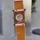 Copy Hermes Heure H 26 mm Quartz Watches Rose Gold Diamonds on lugs (8)_th.jpg